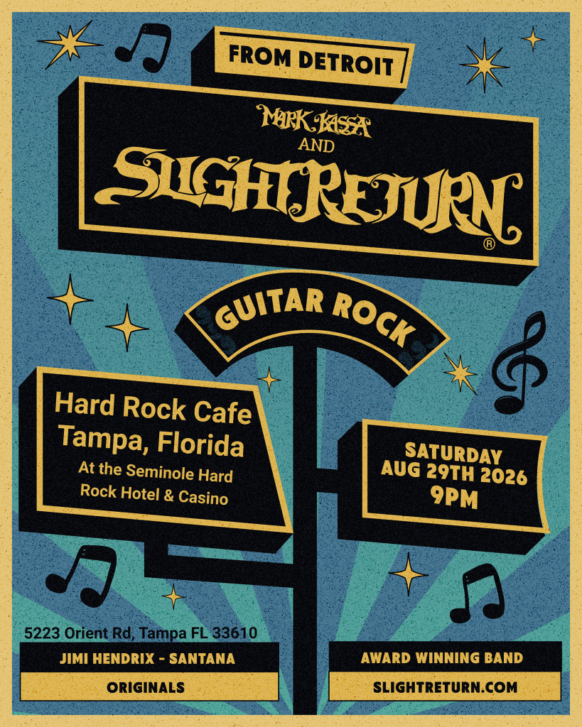 Slight Return at the Hard Rock Poster